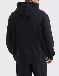 Venta al por mayor precio asequible 100% algodón 320 GSM Heavyweight hombres sudaderas con capucha ropa informal suelta ajuste básico Sudadera con capucha y sudadera - Product Image 6