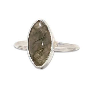 Hot Popular 925 Sterling Silver Hip Hop Vintage <b>Ring</b> Wholesale Jewelry with Natural Labradorite Gemstone Wedding Gift for Her - Product Image 1