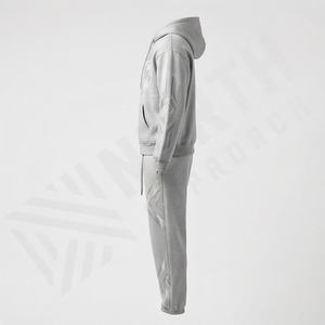 Nouveau survêtement unisexe tendance et élégant, vente chaude, lavage à l'acide, 100% coton, survêtement streetwear pour homme, survêtement en molleton délavé - Product Image 3