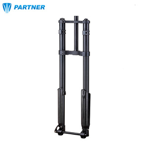 <span class=keywords><strong>Fourche</strong></span> avant à suspension à ressort hélicoïdal à air de 20'' à <span class=keywords><strong>26</strong></span>'' pour vélos avec un débattement de 80 à 160 <span class=keywords><strong>mm</strong></span> - Product Image 2