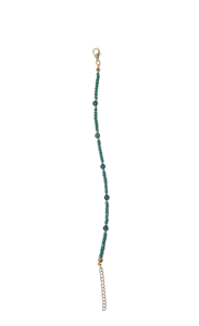 Dafni สร้อยข้อมือลูกปัดโบฮีเมียนขนาดใหญ่พร้อมหินธรรมชาติและโลหะมีค่าใส่ไมโครของขวัญสำหรับทุกเพศจากอิสตันบูล - Product Image 5