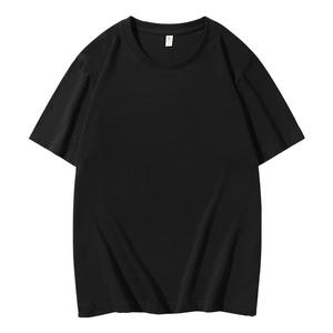 T-shirt publicitaire personnalisé OEM 180g, manches courtes, couleur unie, coton, ample, pour homme - Product Image 5