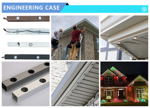 Aluminum Specific Channel Outdoor IP68 Point <strong>Light</strong> UCS2904 Permanent <strong>Light</strong> <strong>Track</strong> Outdoor Christmas <strong>Lights</strong> - Product Image 6