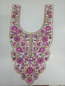 100% patchs de cou brodés personnalisés à coudre vêtements de haute qualité conceptions d'appliques décoratives pour robes chemisiers utilisation directe - Product Image 2