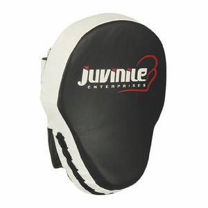 Ensemble de matériel d'entraînement de boxe en cuir véritable de haute qualité pour la vente en gros : Mitaines et cibles d'entraînement courbées pour le crochet et le coup de poing - Product Image 5