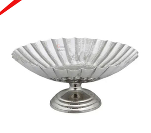 Vente chaude Ensemble De Chocolat Bol Argent Fini Pour Servir Des Aliments Salade De Fruits - Product Image 3