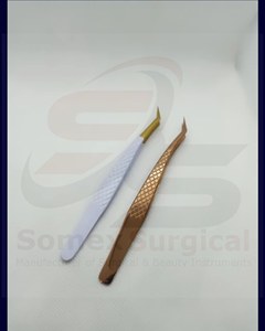 100% alta calidad nuevo estilo Premium pestañas pinzas mano antideslizante nuevo diseño mejorar pestañas pinzas - Product Image 5