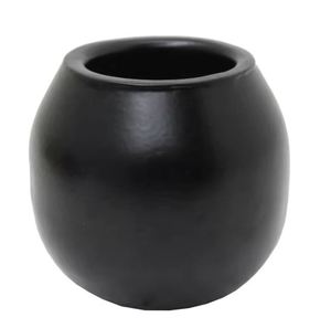 ที่ใส่เทียนทีไลท์ทรงกลมสีดำด้านสำหรับตกแต่งบ้าน - Product Image 1