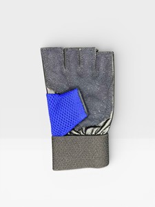 Guantes de gimnasio con corte de dedo Guantes de Ciclismo de medio dedo Gel Levantamiento de pesas Entrenamiento Guantes de fitness uso unisex color negro - Product Image 3