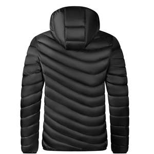 Chaqueta Acolchada Impermeable y Cortavientos de Nylon 100% para Mujer, con Capucha y Logotipo Personalizado, Ideal para Actividades al Aire Libre - Product Image 2