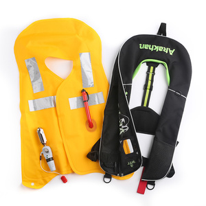 Adult Inflatable Marine Life Jacket (WCP-B201) Type B CO2 Life Vest with Automatic Manual Inflation 130N Buoyancy Reflective - Product Image 4