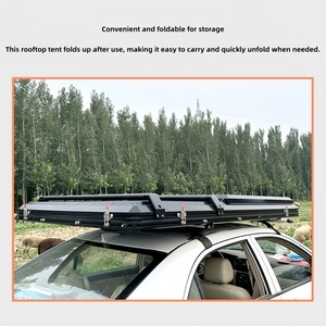 Tente de toit rigide en aluminium à ouverture automatique, en tissu Oxford imperméable quatre saisons, personnalisable, double couche, protection UV50+, à prix abordable - Product Image 6