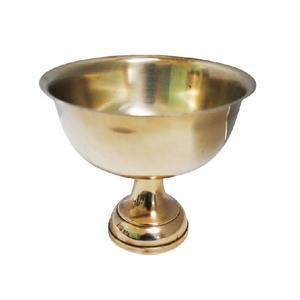 Bol de service élégant en acier inoxydable avec finition décorative pour les tables et les plats à manger raffinés - Product Image 5