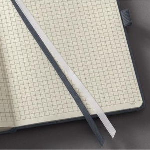 SIGEL Conceptum Dark Grey Notebook Approx. DIN <b>A5</b> Squared 97 Sheets - Product Image 3