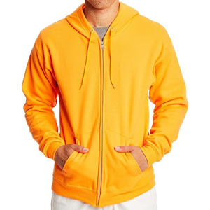 Sudaderas con capucha de cremallera de alta calidad transpirables personalizadas para hombre, ropa de calle informal de retazos en sudadera estilo Hip Hop - Product Image 6