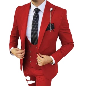 Traje de negocios gris para hombre Estilo de cuello en V de un solo pecho con cremallera Pantalones de mosca Impermeable y transpirable Tela de terciopelo Adulto 2026 - Product Image 6