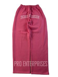 Pantalon décontracté léger pour homme en laine anti-boulochage, taille mi-haute avec cordon de serrage, broderie imprimée, collection automne - Product Image 5