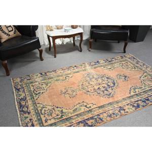 พรมขนสัตว์สีดำเย็บปะติดปะต่อกันแบบดั้งเดิมสีเบจ4.3x7ฟุตทำด้วยมือสไตล์ตุรกีห้องโถงสี่เหลี่ยมผืนผ้ายางพาราสำหรับห้องนั่งเล่นห้องนอนของวัยรุ่น - Product Image 2