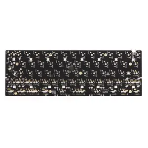 Placa de teclado QMK RGB Hotswap, Teclado mecánico inalámbrico personalizado, PCB, precio de fábrica