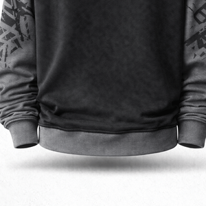 Sweat à capuche unisexe à col croisé, coupe ample, décontracté, doux, 100% coton molletonné, manches longues, pour tous les jours, streetwear - Product Image 6