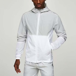 Manufacturer <b>Man</b> <b>Lightweight</b> Windrunner <b>Jackets</b> Lasticated Cuffs Adjustable Hood Windbreaker <b>Jacket</b> - Product Image 4