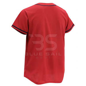 Maillot de baseball pour hommes, confortable et élégant, parfait pour les équipes scolaires et collégiales, maillot de baseball à broderie personnalisée - Product Image 3