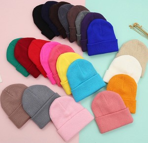 Venta al por mayor de invierno Toque sombreros hombres mujeres bebé niños niño pequeño gorro en blanco sombreros logotipo personalizado bordado sombrero de punto jacquard - Product Image 4