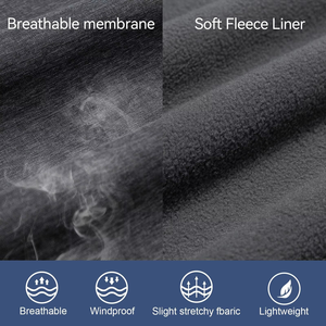 Vestes d'extérieur de qualité supérieure avec logo personnalisé Veste coupe-vent imperméable à manches longues et coque souple pour hommes - Product Image 5