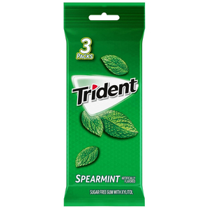 Permen karet tropis tri-dent kualitas tinggi dijual permen karet tri-dent Spearmint permen karet - Product Image 6