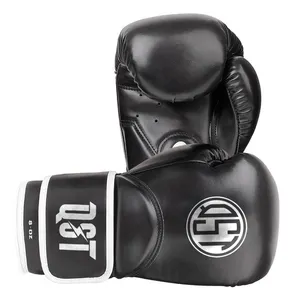 Custom Cowhide Leather Boxing Training gloves Custom Design Professional MMA Kick Boxing Punching Sparring Glove
