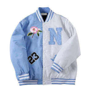 Conception personnalisée Mode unisexe décontracté Baseball Varsity Jacket Nouveaux vêtements pour jeunes Designer Hommes Transfert de chaleur logo design Varsity - Product Image 1