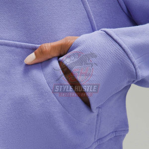 Ropa de Moda Personalizada, Sudaderas con Media Cremallera para Mujer, Diseño Personalizado, Mangas Largas - Product Image 5