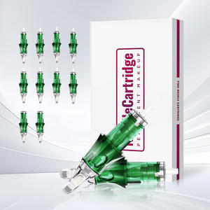 Nuojo OEM - Cartuchos <span class=keywords><strong>de</strong></span> Agujas para Tatuaje Desechables Transparentes <span class=keywords><strong>de</strong></span> Acero Inoxidable, Agujas Profesionales para PMU, Personalizables <span class=keywords><strong>de</strong></span> Fábrica, Delineador Permanente - Product Image 1