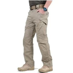 2024 personnalisé hommes extérieur Streetwear Baggy Cargo pantalon de haute qualité couleurs unies tricoté velours côtelé dans un Style décontracté - Product Image 5
