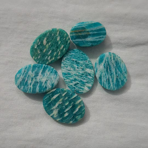 Amazonita única. Lote de cabujones de amazonita al por mayor, cabujones sueltos a granel, cabujones lisos, cabujones de amazonita para hacer joyas - Product Image 3