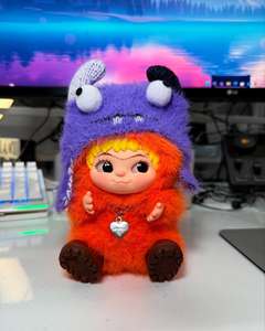 WAKUKU Plush Doll With Costume Blind Box AW Fuzzy Series Changeable <strong>Outfits</strong> Anime Toy for Role Play - Product Image 4
