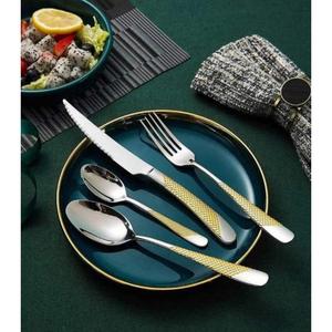 Modern <b>Stainless</b> <b>Steel</b> Cutlery Set Simple Elegant Utensils For Minimalist Dining <b>Tables</b> - Product Image 1