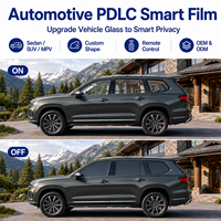 Película Inteligente PDLC para Ventanas de Auto, Privacidad Eléctrica Conmutable, Transparente al Encender, Esmerilada al Apagar, para Sedán, SUV, MPV, Vidrio Personalizado