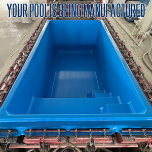 Piscina de FRP de 10 mm de Espesor, Resistente a los Rayos UV, Ecológica, de Forma Rectangular, Fácil de Instalar, Escalera de Seguridad para Niños y Adultos - Product Image 1