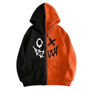 Venta al por mayor de diseño personalizado de los hombres Full Zip up Hoodie Quick Dry 100% algodón para el invierno OEM diseñado - Product Image 6