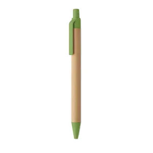 Penna a Sfera in Bambù Ecologica ITEA COLOUR, Gadget Sostenibile per l'Ufficio - Product Image 4