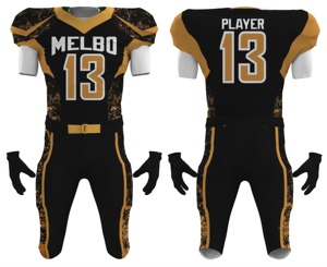 Uniformes de football américain de haute qualité pour les jeunes, designs personnalisés, impression sublimée, séchage rapide, respirant, vêtements de football américain - Product Image 1