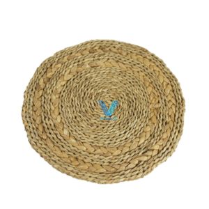 Chemin tissé rustique Vietrustic avec napperons en jonc de mer pour la cuisine et la décoration murale - Product Image 5