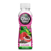 Service de conception personnalisée OEM ODM, marque privée, boisson aux graines de chia sans sucre aromatisée au miel et au citron, 10,98 fl oz, jus de fruits en bouteille