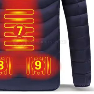 Best Quality Men's <b>Slim</b> <b>Fit</b> Self-Heating High Street Style Winter <b>Jackets</b> with Stand Collar Breathable Quick Dry - Product Image 6