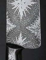 Couteau de chef ambidextre en acier inoxydable de haute qualité, fait main, avec lame de 8 pouces et manche en résine - Couteau de cuisine, idée cadeau pour un anniversaire
