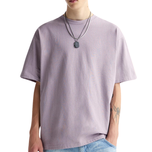 OEM venta al por mayor hombres camiseta Color sólido camisetas de alta calidad de algodón orgánico varios colores peso pesado camiseta hecha en Vietnam - Product Image 2