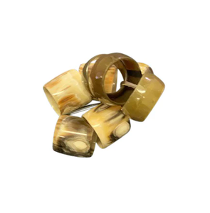 Rond de serviette en corne de buffle de haute qualité pour décor de Table à la maison porte-serviettes en corne de buffle naturelle meilleure qualité 4 pièces - Product Image 6