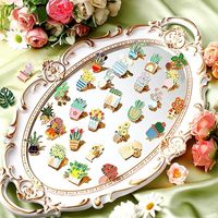 Broches personnalisées en émail en gros, motifs dessin animé, plantes, fleurs, animaux, écologiques, faible MOQ, épingles de revers d'été, bijoux, cadeau, sac à dos