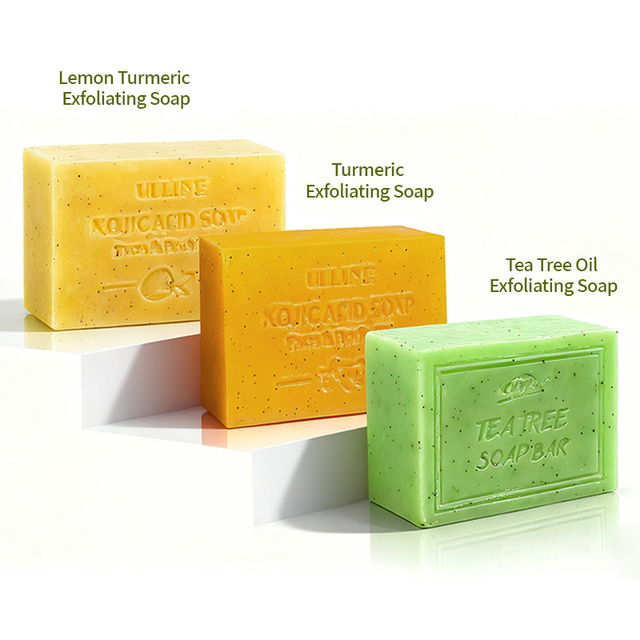 Private Label Organic Bar Soap Handmade Cold Process Natural Vegan Body Face Wash for Whitening Anti-Acne Brightening
